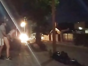 WOMAN FUCKING IN PUBLIC WITH MAN ON THE STREETS IN SHORT DRESS WITHOUT PANTIES SHOWS PUSSY TO VOYEUR