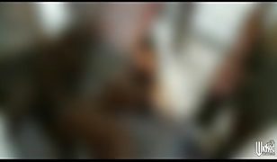Big tit MILF Lisa Ann takes on five cocks in interracial gangbang