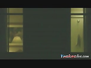 Hotel Window Masturbator