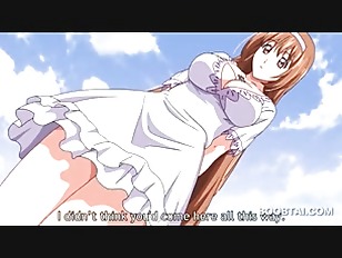 Anime doll gets round big tits squeezed while fucked
